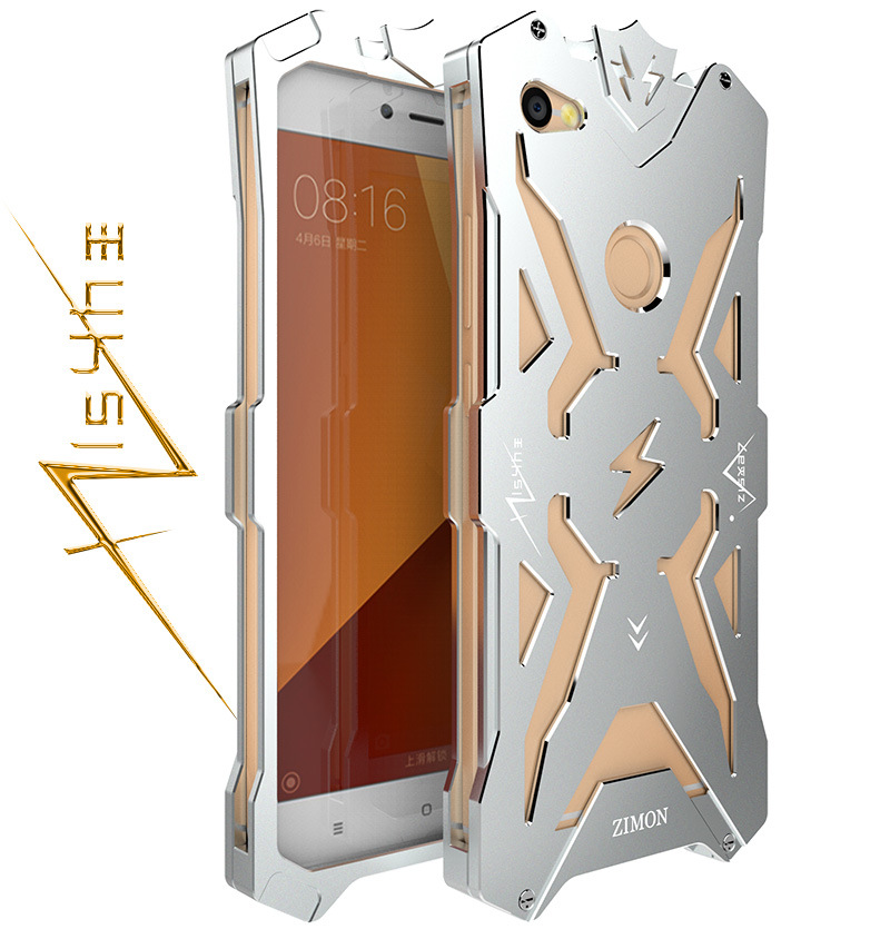 SIMON THOR Aviation Aluminum Alloy Shockproof Armor Metal Case Cover for Xiaomi Redmi Note 5A Prime & Xiaomi Redmi Note 5A