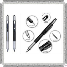 塑料pen广告礼品促销螺丝刀水平仪六角杆6角杆子7厘米尺圆珠笔