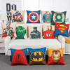 The Avengers, heroes, pillow, pillowcase, Marvel, Superman, Iron Man, Spiderman, cotton and linen