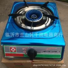 廠家批發 批發0.4板藍白炫火雙灶單灶不銹鋼電子液化氣天燃氣
