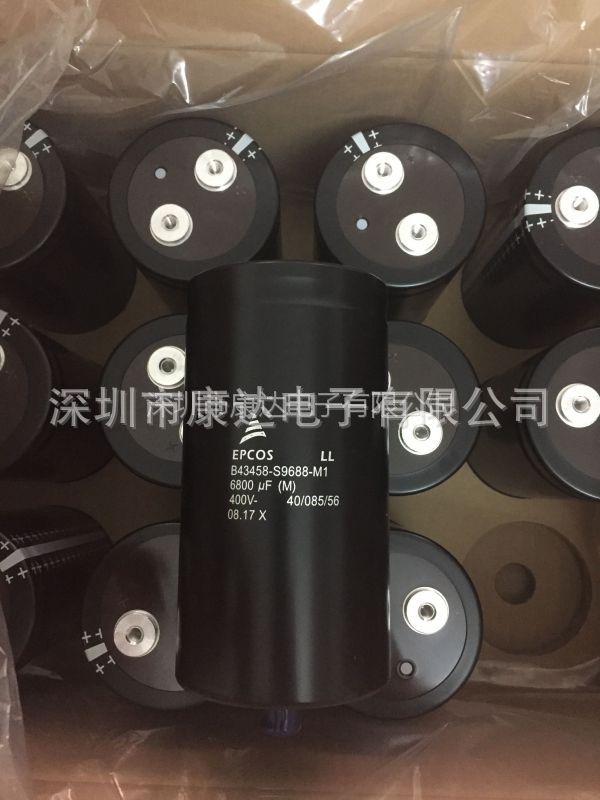 B43584-S9688-M1 EPCOS/爱普科斯电容 400v6800uf 底部带螺丝