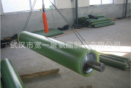 供应武汉生产线聚氨酯滚筒包胶，武汉输送滚筒包胶挂胶