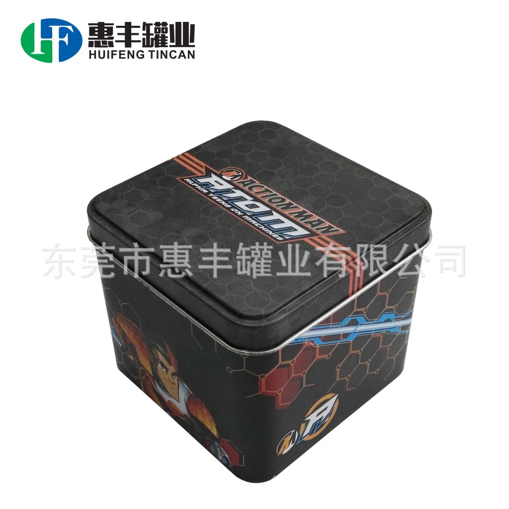 珠三角制罐厂定制手表铁罐 电子手表铁盒耳塞马口铁礼品首饰盒