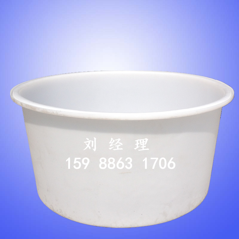 滚塑一次成型2000升食品级塑料养殖桶 2立方PE塑料圆桶粮食发酵桶