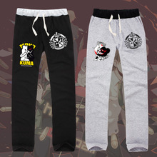 弹丸论破黑白熊短裤裤 弹丸轮舞沙滩裤裤 男女长裤沙滩裤休闲裤