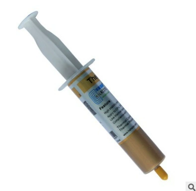 Большой шприц золотой теплопроводный силикон с золотым порошком рассеивания тепла силиконовый процессор теплоотвод пасты