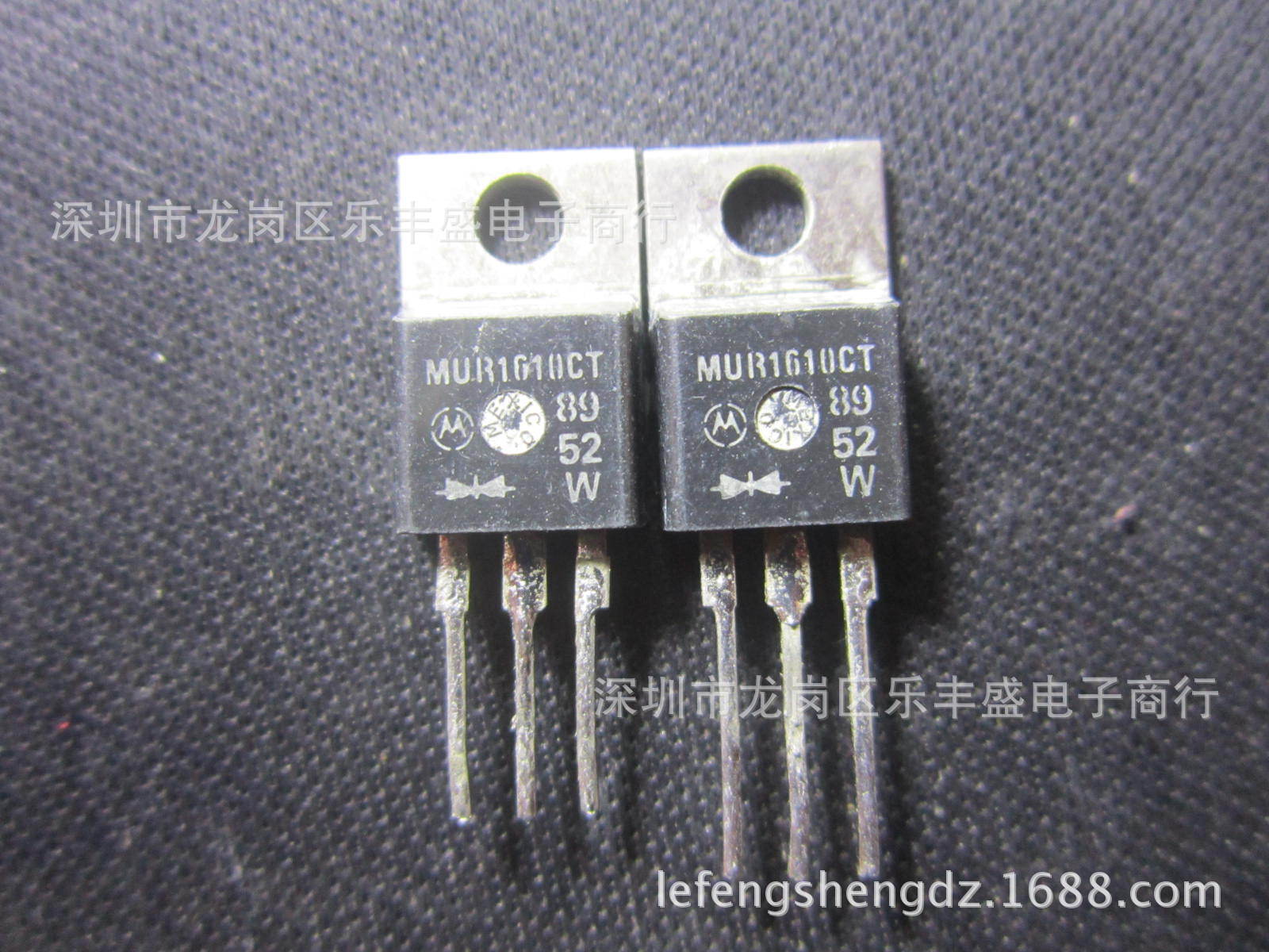 MUR1610CT 拆机摩托罗拉 TO-220 快恢复二极管 16A 100V
