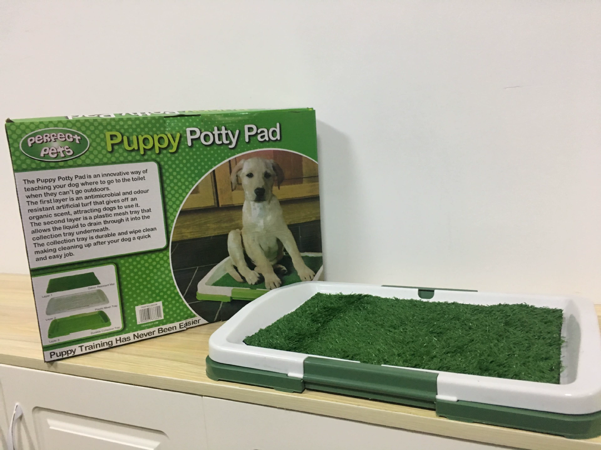 Подушка для горшка для щенка, домашний туалет для щенка, трехслойная герметичная подушка для газона с фиксированной точкой для собаки, туалет