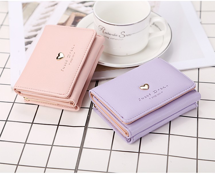 Women's Solid Color Pu Leather Hidden Buckle Wallets display picture 3