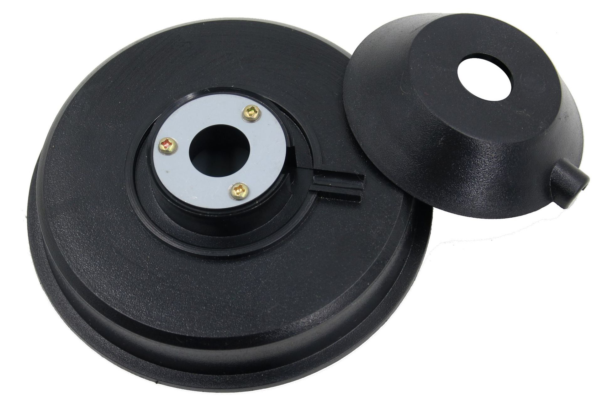 车载强力磁铁吸盘底座 免焊可拆直接装馈线的吸盘 11厘米空吸盘