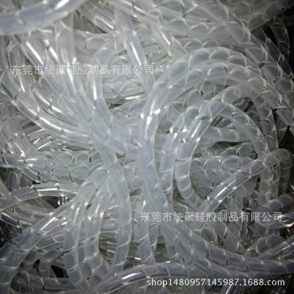 厂家直销 硅胶缠绕管用于光纤缠绕保护套 电缆防护套