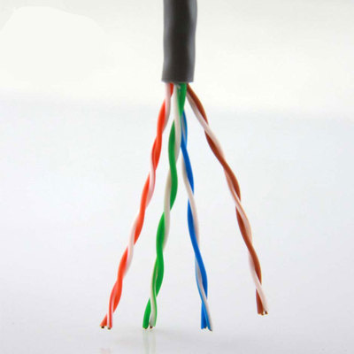 Network line wholesale UTP black Network cable cat5e OFC Network cable One box 300 Special for rice project