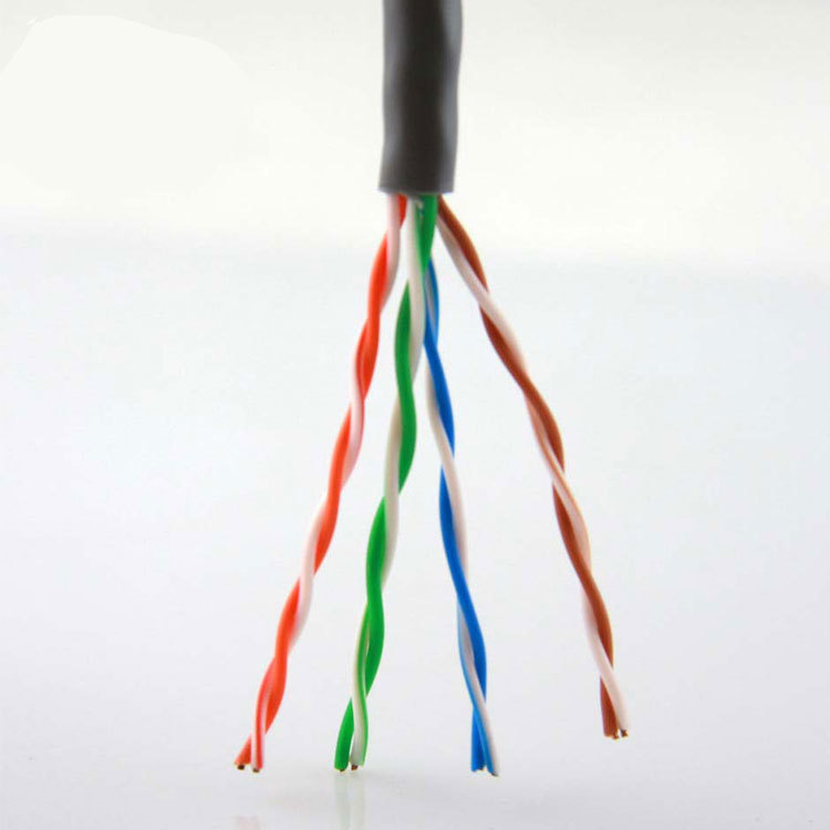 Network line wholesale UTP black Network cable cat5e OFC Network cable One box 300 Special for rice project