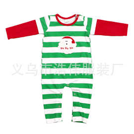 圣诞节新款男童连衣裤 欧美外贸原单宝宝节日爬服 连身衣厂家直销
