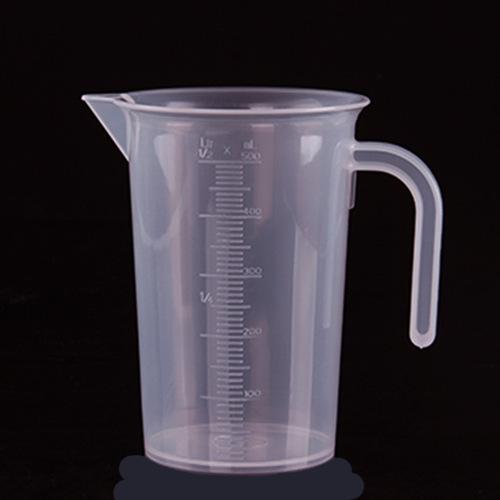 Baking tools plastic filter measuring cup 100~1000ML capacity transparent kitchen measuring cylinder thickened PP cup with scale
