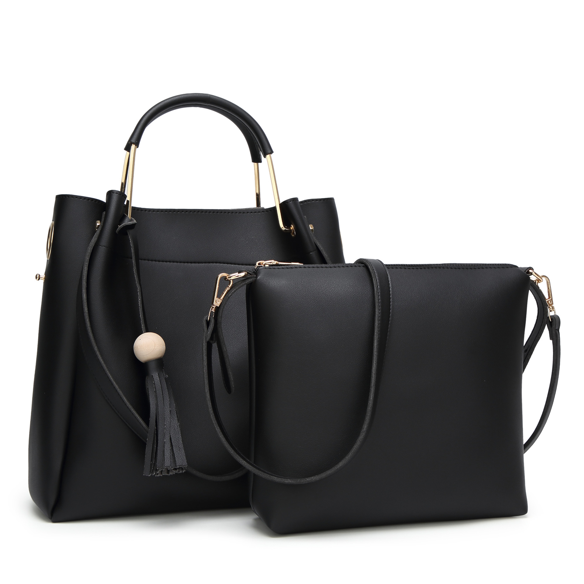 2019 new crossbody buns mother bag ladies shoulder bag simple tassel bucket handbag bag