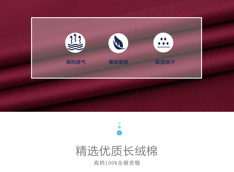 绣标夏季薄款弹力【高棉贡缎】钻扣商务男装时尚休闲男式长袖详情图5