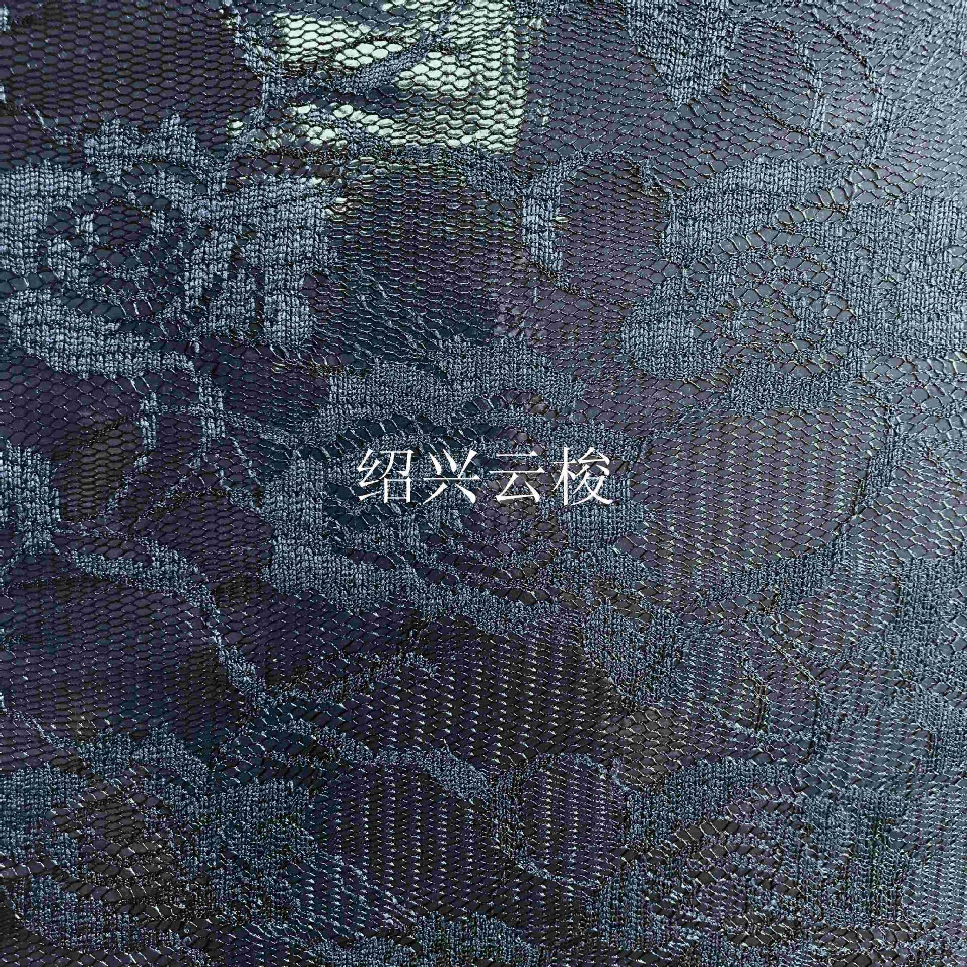 蕾丝复合PU 干贴PU皮