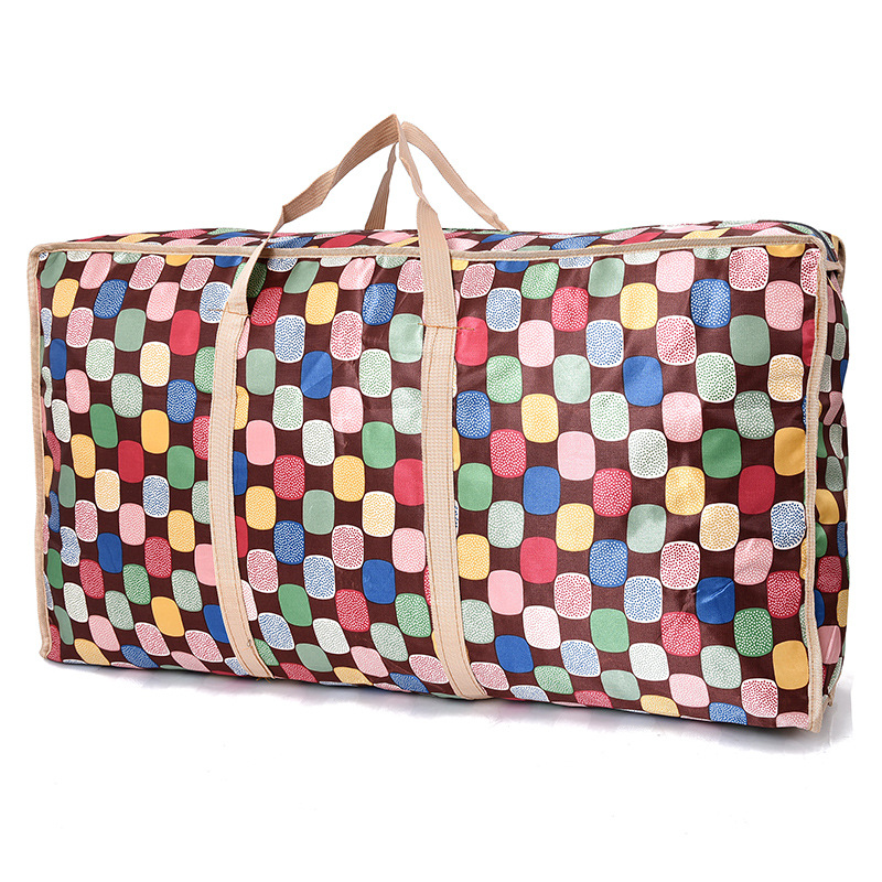 Extra Large Thick Satin Foam Woven Bags Waterproof Quilt Storage Bags Handbags Luggage Bags Large Parcels