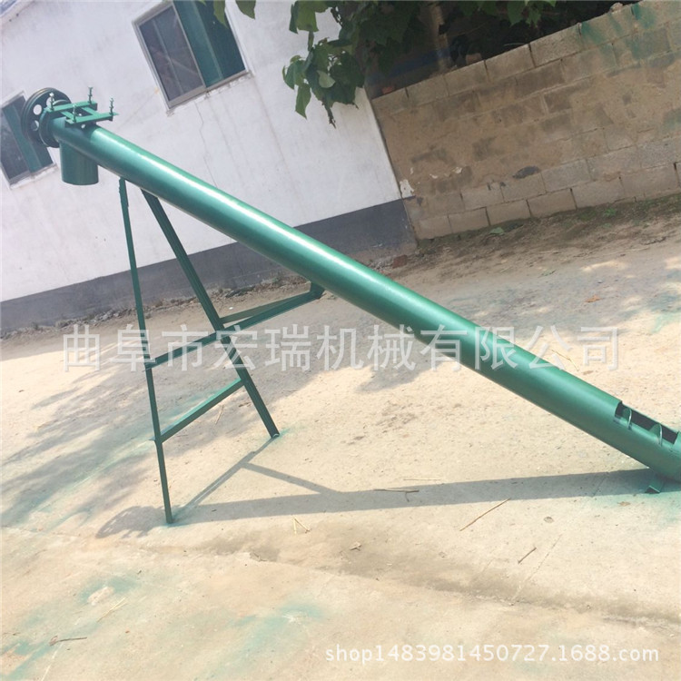 水泥灰浆上料机 封闭式干粉机 粉煤灰蛟龙式机价格输送机9是9悬挂