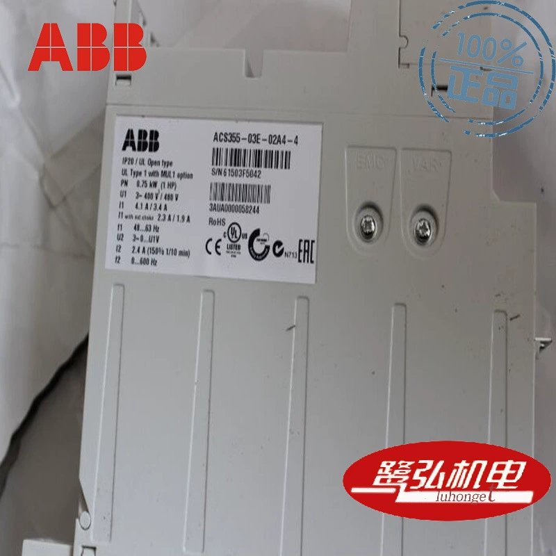 Поставка к светодиодной ABB ACS355-03E-31A0-2 7.5KW инвертор три фазы 200-240V