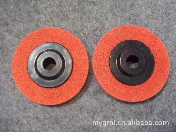 供应红色4寸恒兴尼龙角磨轮不锈钢打磨