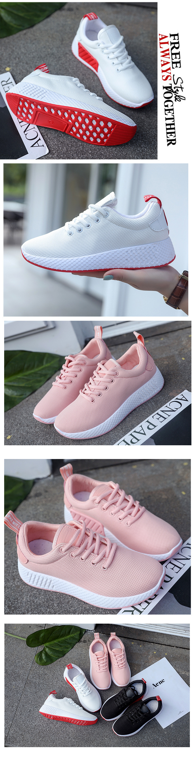 Baskets femme en PU artificiel - Ref 3421293 Image 14