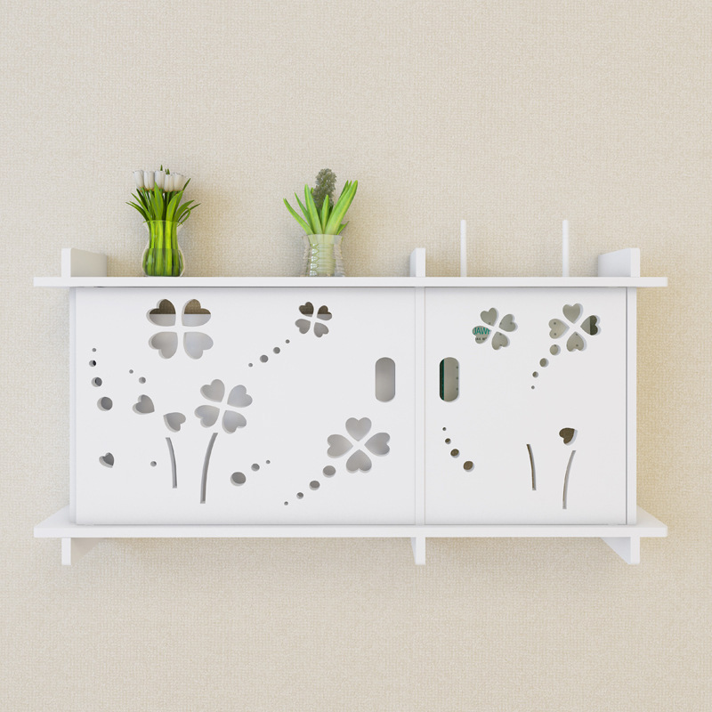 washing Router storage box Font Wall hanging Lucky clover pattern size medium , please Can be a On behalf of