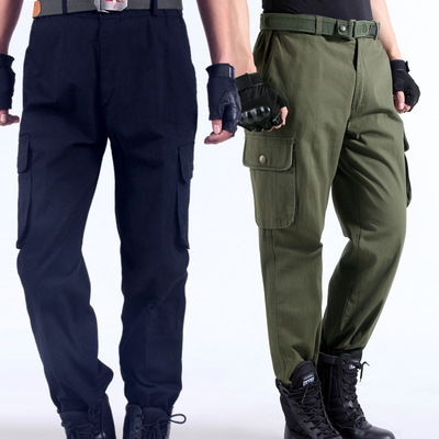 厂家批发汽修劳保电焊工厂工作服长裤纯棉工作服裤子秋季耐磨|ms