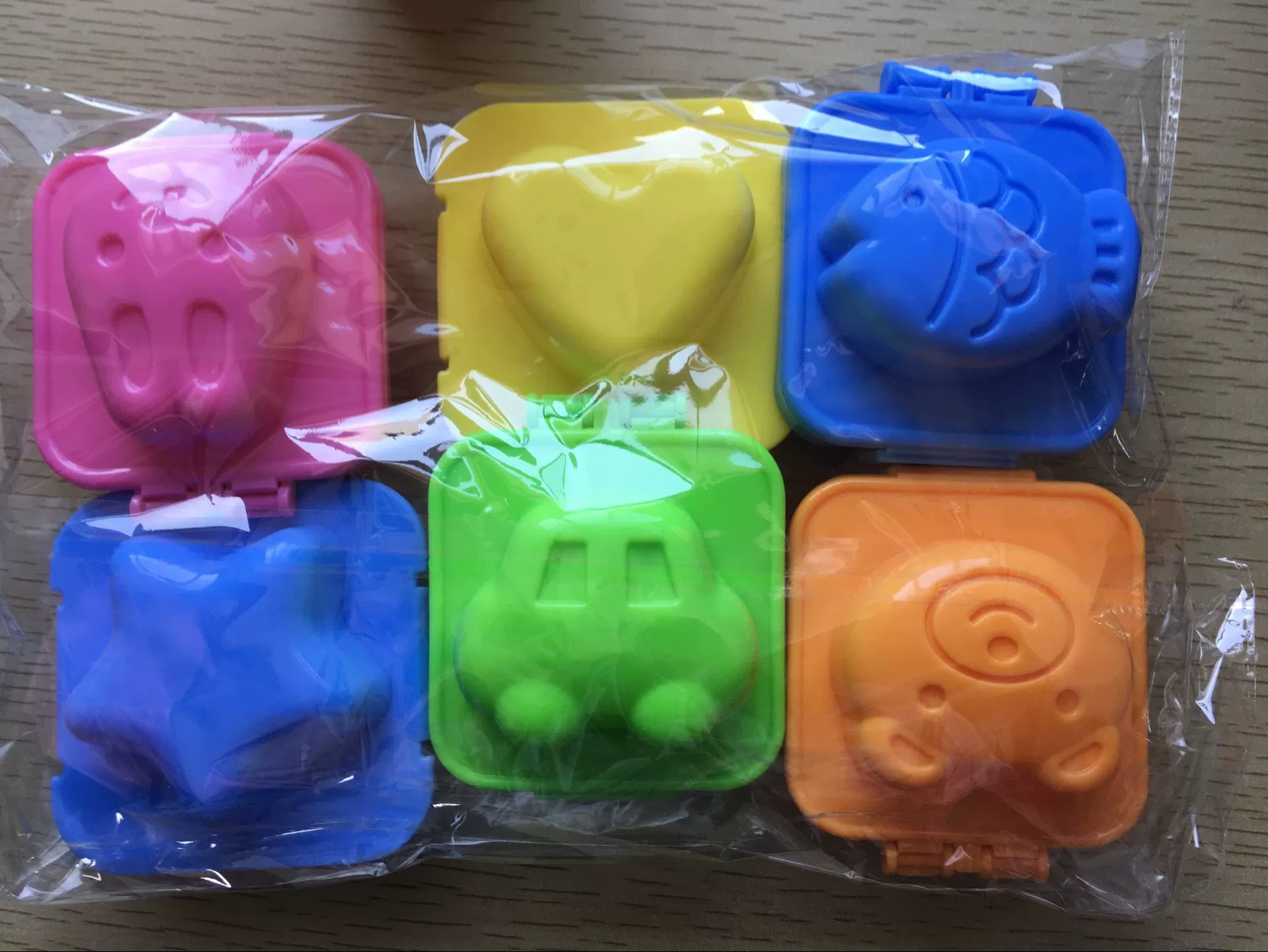 Детские рисовые шарики плесень Кролик Медведь Рыба автомобиль звезда сердце яйцо плесень мультфильм плесень 6 штук костюм