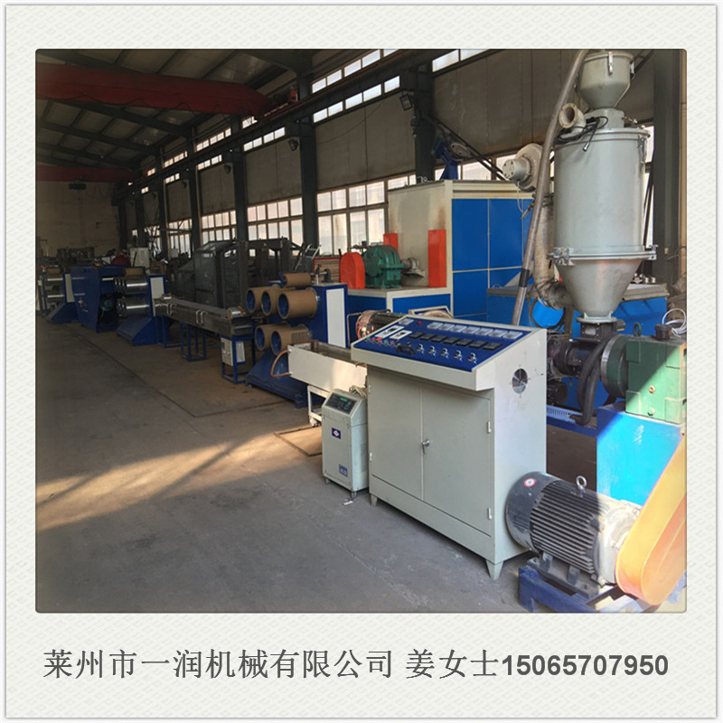 PET涮帚条帚丝拉丝机 PET油漆刷抽丝机械设备 塑料瓶拉丝机