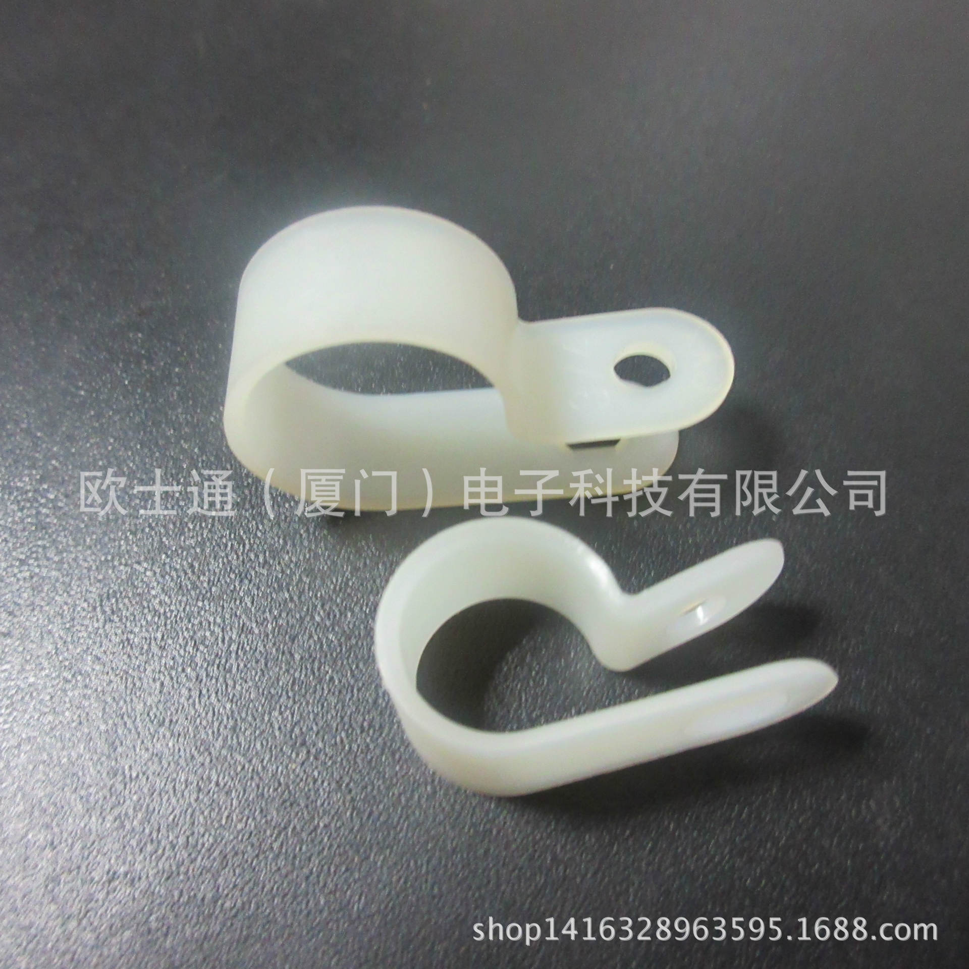 厂家现货热销新料环保R型塑料线夹 尼龙电线固定夹 配线固定钮