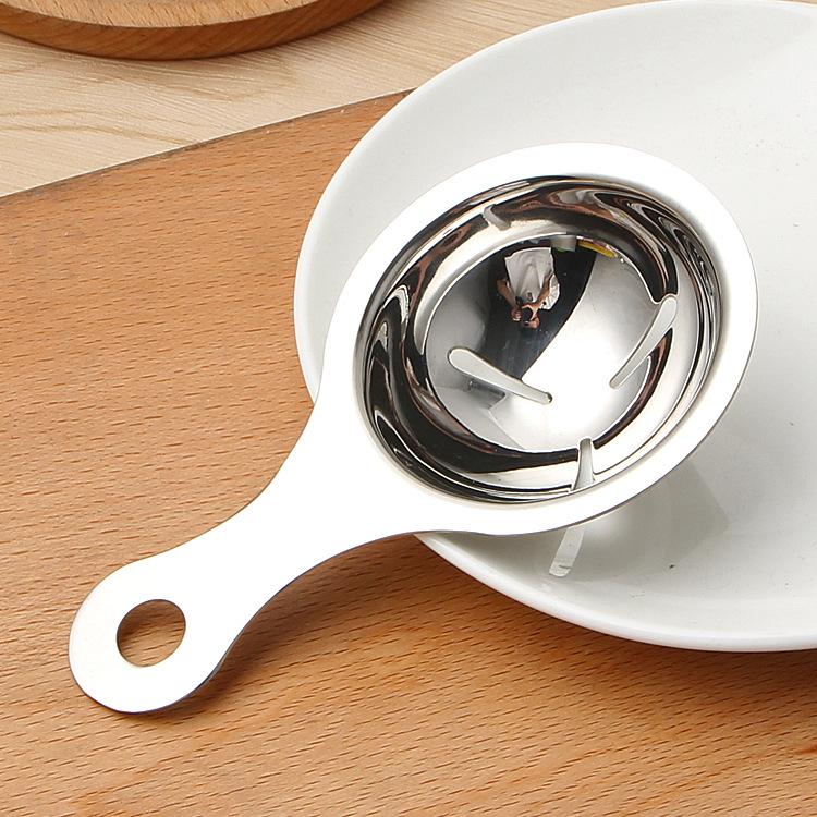 厂家直销厨房小工具 304不锈钢蛋分离器  厨房家居创意蛋清分离器