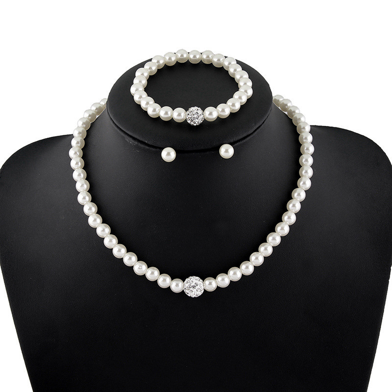 珍珠项链配套新款 高档珍珠项链套装 速卖通热销款 外贸饰品