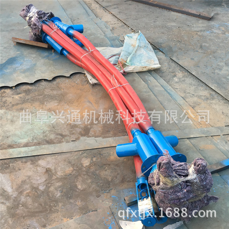 三轮车专用悬挂式蛟龙吸粮机 大型粮站装车倒垛抽粮机 