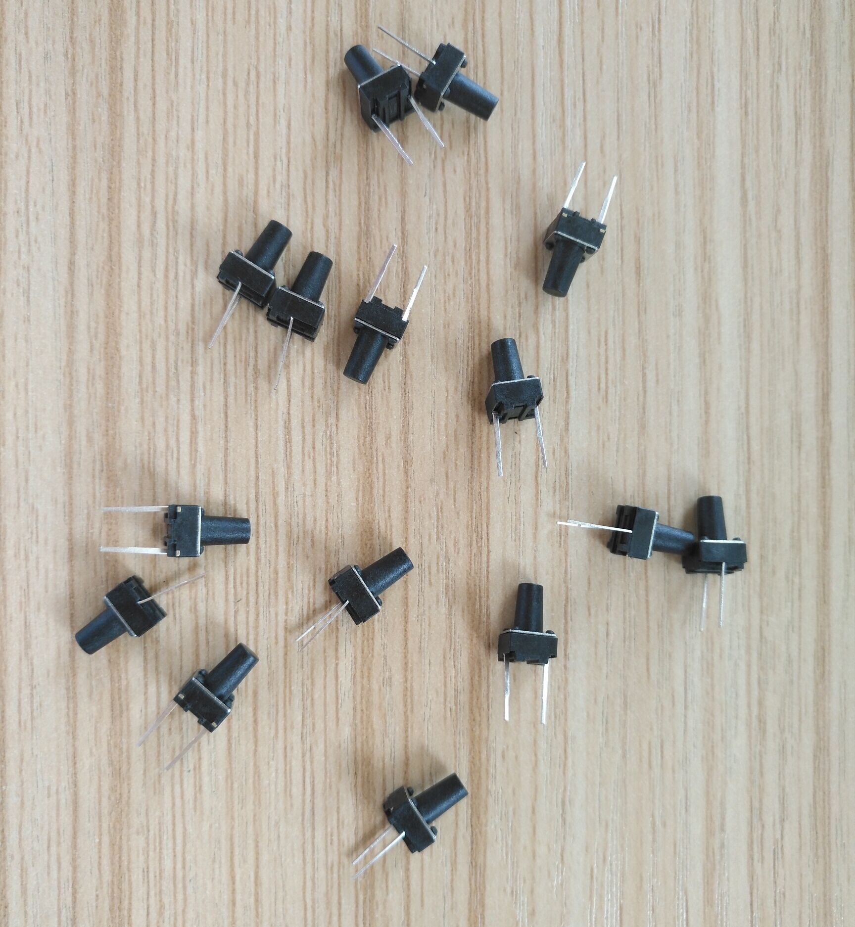 销售KFC-826A轻触开关 6*6中两脚长脚轻触开关