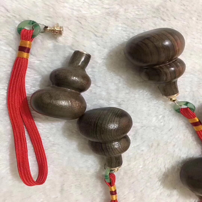 四川小叶金丝楠阴沉木 葫芦挂件 整木掏空 可装