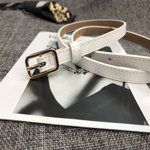 2020 Korean fashion new versatile dress belt jeans belt imitation leather thin belt factory direct sale