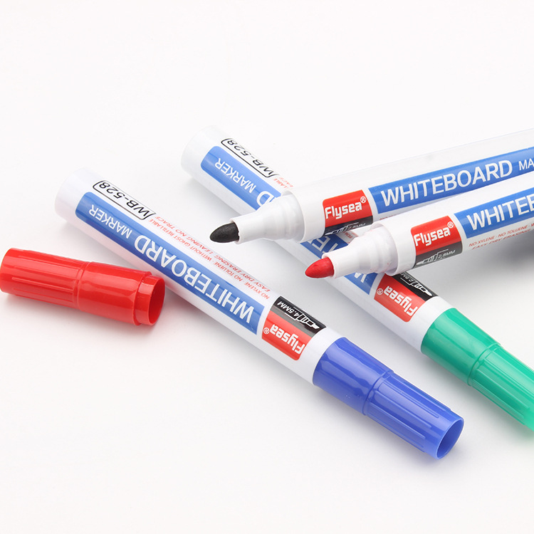 English version Flysea Transocean Whiteboard pen High-capacity Water marking pen Sketchpad pen Red and blue Black and green