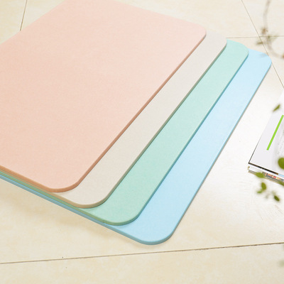 超實用矽藻土浴室防滑腳墊地墊防滑墊超快吸水矽藻泥腳墊個性定制