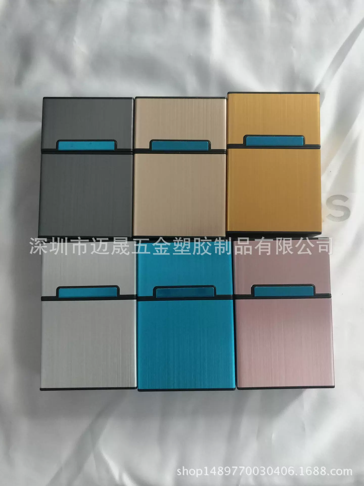 香菸盒创意超薄翻盖烟盒男士20支装便携防压塑料金属烟盒