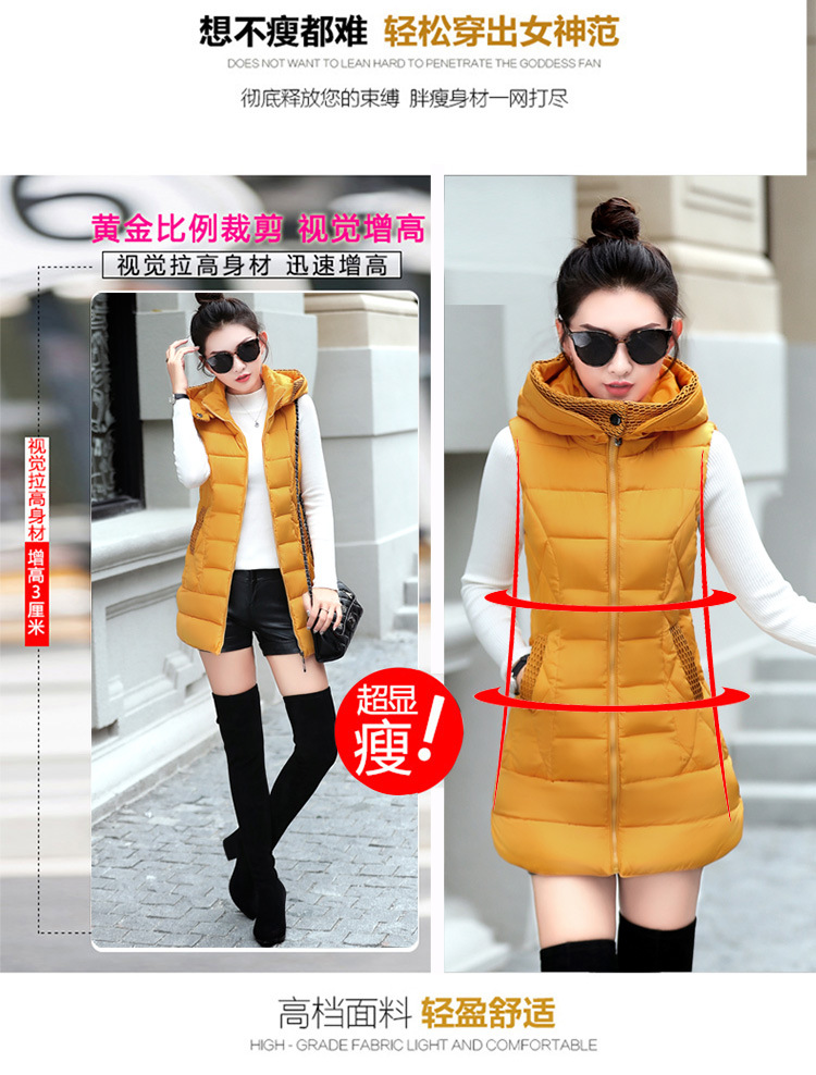 Gilet femme en Mélange de coton - Ref 3318181 Image 11