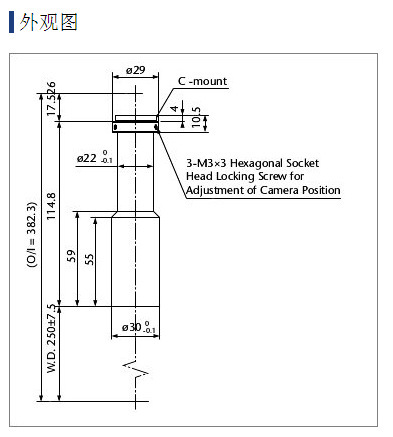 Moritex茉丽特FA微距镜头 ML-N系列ML05-250N 日本进口茉丽特镜头