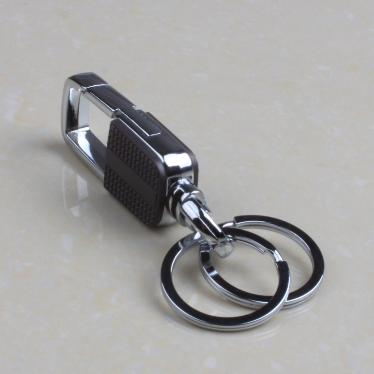 金属钥匙扣腰挂汽车钥匙链圈 定制logo 创意礼品