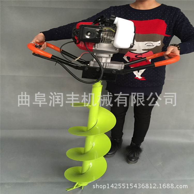 扭力强的挖坑机 路面栽树挖坑机 扎架子立柱挖坑机