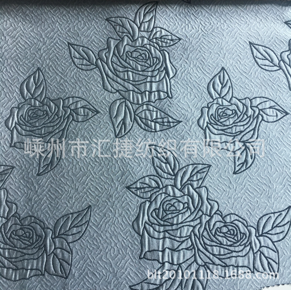 工厂直供色织提花时装面料嵊州大提花服装面料欧式提花服装面料