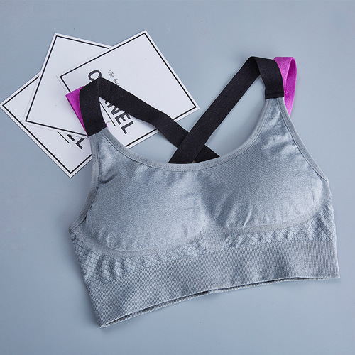 High-intensity sports bra beauty back cross quick-dry backless style no underwire innerwear yoga fitness running shock-absorbing women