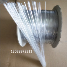 厂家直销PET透明无铁芯扎线 透明全塑胶无铁丝扎带 NP环保标准