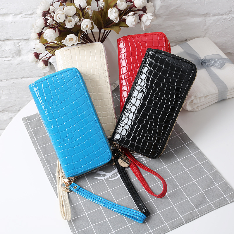 Fashion Stone Pattern Candy Color Wallet display picture 18