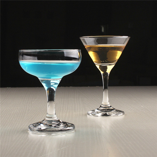 Glass cocktail glasses, Margarita cocktail glasses, champagne wine glasses, Margarita wine glasses